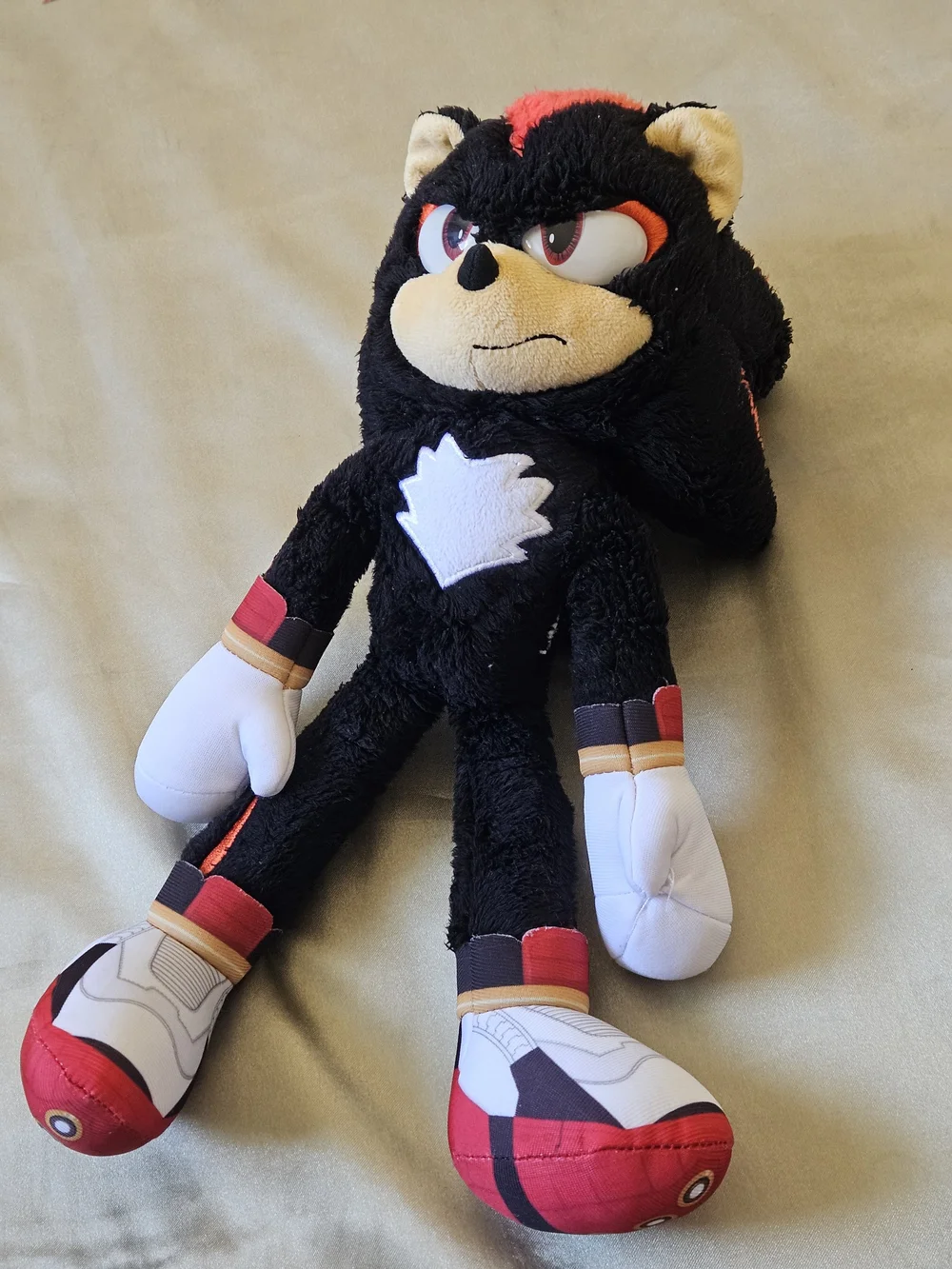 Shadow Deluxe 13 Inch Plush Sonic The Hedgehog 3 Movie Jakks Pacific